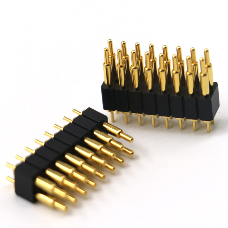 雙排16pin彈簧充電針平板電腦鍵盤通電pogopin連接器頂針探針插針