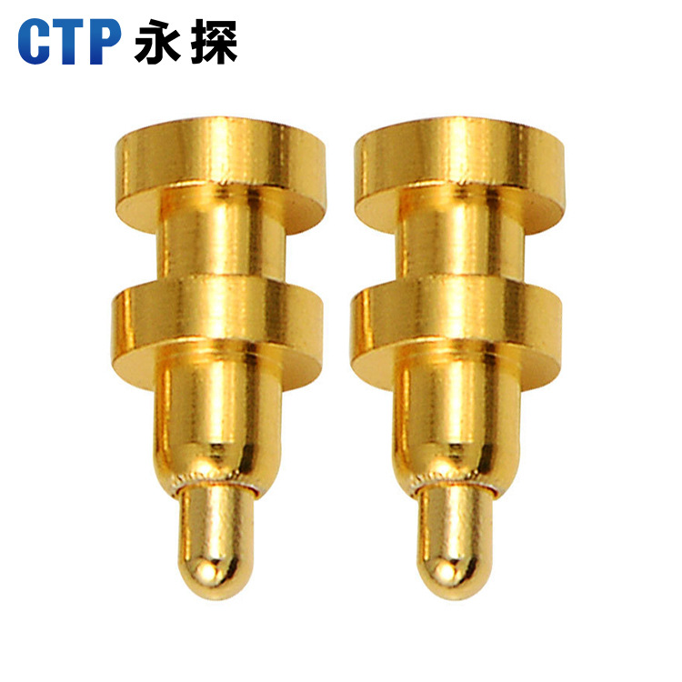 大電流彈簧針pogopin連接器 導(dǎo)電針 鍍金銅針 大電流觸針廠家探針
