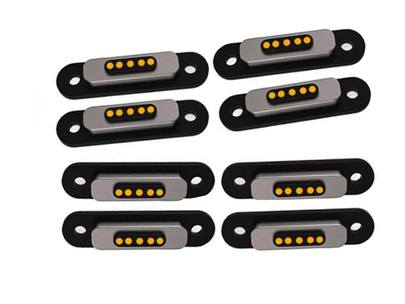 吸彈簧針連接器定制彈針鍍金針?biāo){牙耳機(jī)導(dǎo)電針帶磁吸pogopin